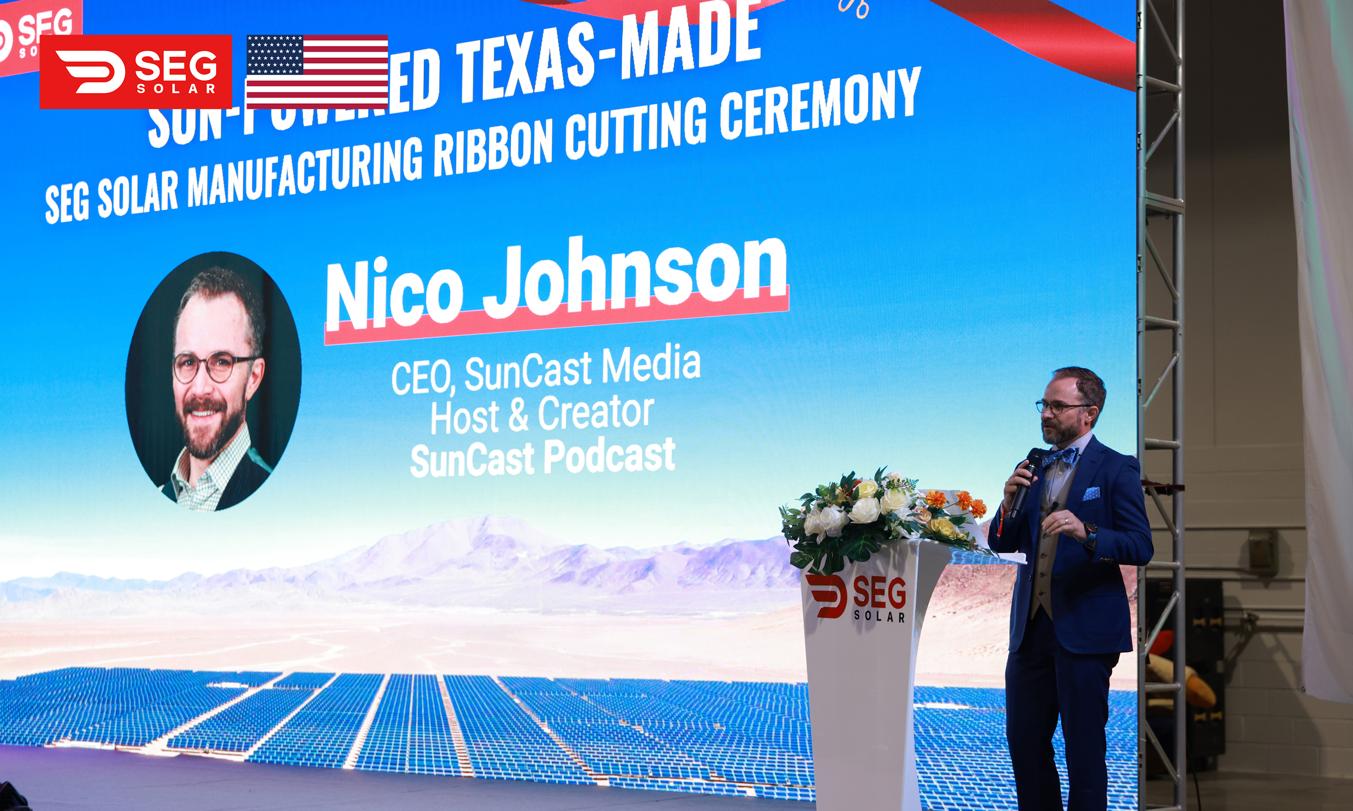 Highlights from SEG Solar's Houston Manufacturing Plant Grand Opening